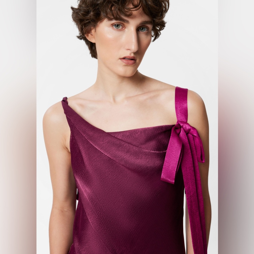 NWT & Other Stories Ribbon Slip Maxi Dress - Picture 6 of 6